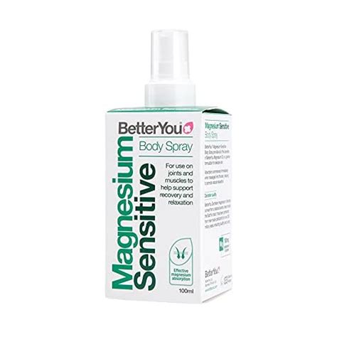 Betteryou Magnesium Sensitive Body Spray Pure Clean And Natural