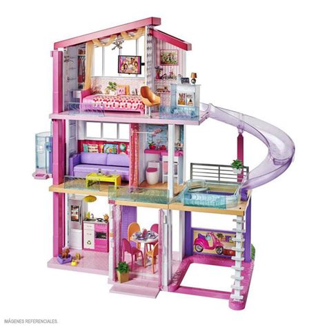 Barbie Dreamhouse Dollhouse With Pool, Slide And Elevator | lupon.gov.ph