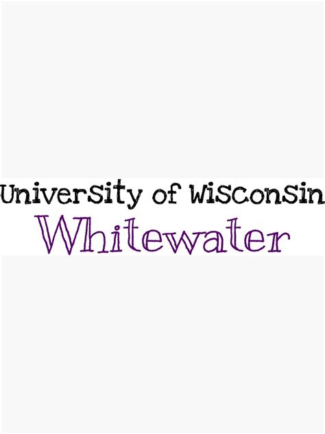 University Of Wisconsin Whitewater Magnet By Sierralooze Redbubble