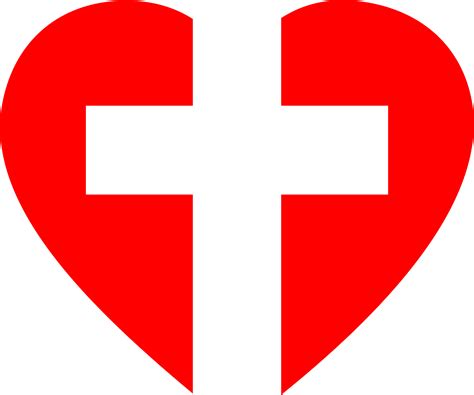 Clipart Heart Cross