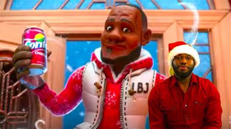 Lebron James Sprite Christmas Commercial Cranberry Animated Nba Rea