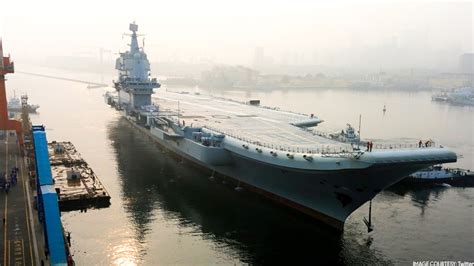 China Launches Its First Domestically Built Aircraft Carrier