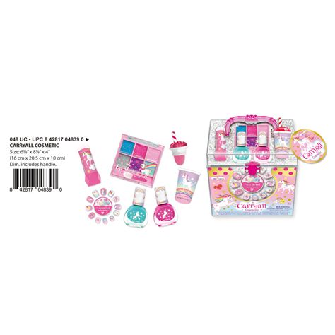 Hot Focus Unicorn Carryall Cosmetic Set Toy Dubai Toys MENA LLC