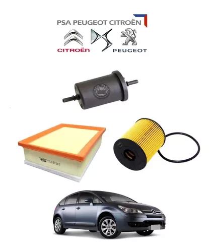 Kit Filtros Ar Oleo Combustivel Citroen C V