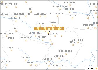 Huehuetenango (Guatemala) map - nona.net