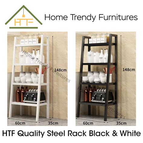 Tier Multipurpose Shelf Shelves Rack Rak Besi Home Living Office A