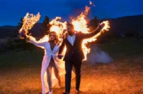 Trending Bride And Groom Who Set Themselves On Fire During Wedding