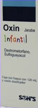 Oxin Infantil Jarabe Ml Dextrometorfano Sulfoguayacol Farmacia