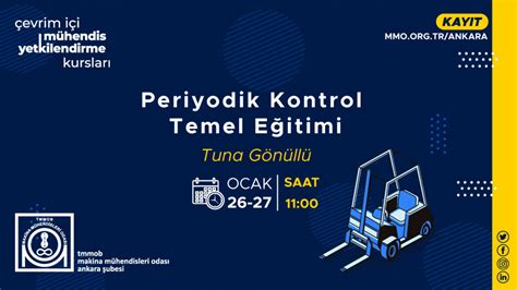 Makina Portal Periyodik Kontrol Muayene Personeli Temel Eğitimi