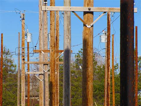 Telephone Pole Forest Unusual Concentration Of Wooden Util Flickr