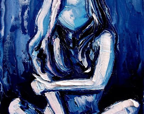 Nude Figure Painting Impasto Abstract By Aja Etsy