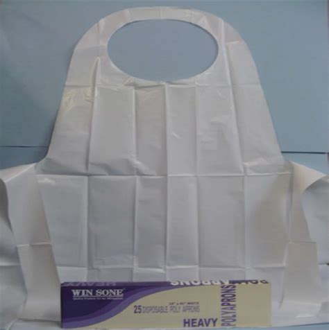 Bulk Heavy Duty Poly Apron 28x46 At Wholesale Pricing Bakers Authority