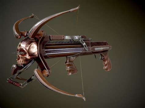 3d Crossbow Animation Ready Model