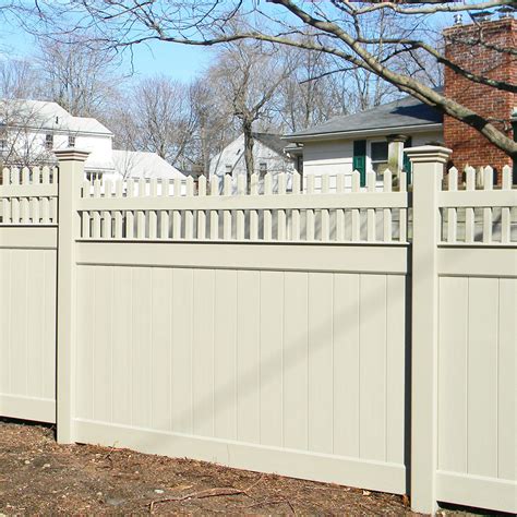 Residental PVC Semi Privacy Fence Outdoor Vinyl Pool Privacy Fence