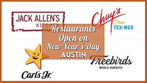 Restaurants Open On New Year S Day Austin Where To Dine Out And