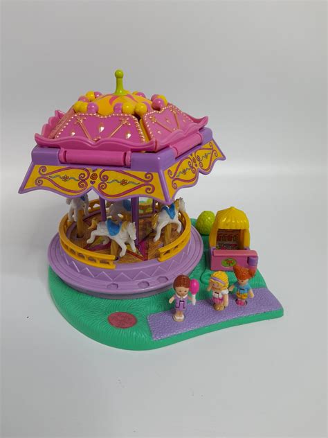 Vintage Polly Pocket Bluebird 1996 Polly Pocket Spin Pretty Carousel ...