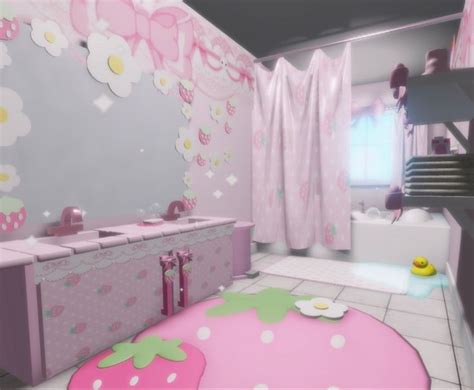 Cute Kawaii Bathroom Roblox Game Cute Dorm Ideas High Room Ideas