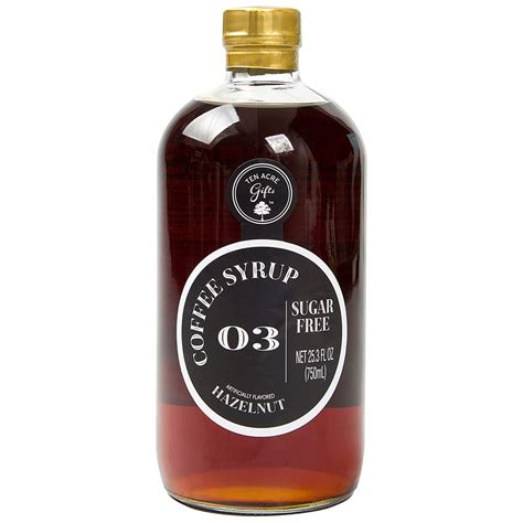 Sugar Free Hazelnut Coffee Syrup – Ten Acre Gifts