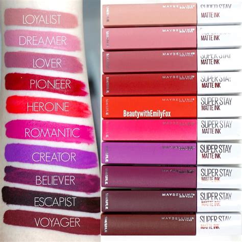 Pin By Lipstick On Lipstick Colors In 2019 Maybelline Lipstick Maybelline Matte Ink