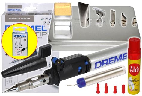 ГАЗОВИЙ ПАЯЛЬНИК VERSATIP DREMEL ПАЛЬНИК + НАКОНЕЧНИКИ 201 купити на ...