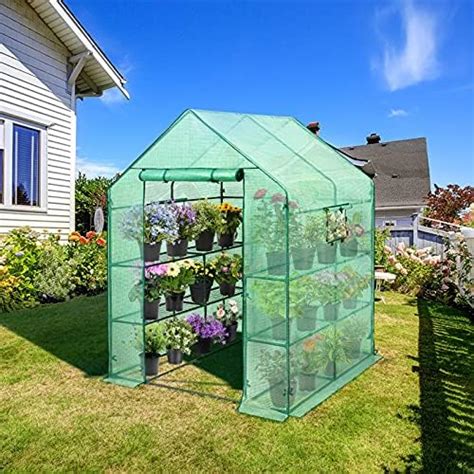 Eagle Peak 8x6 Portable Walk In Greenhouse Pop Up Indoor