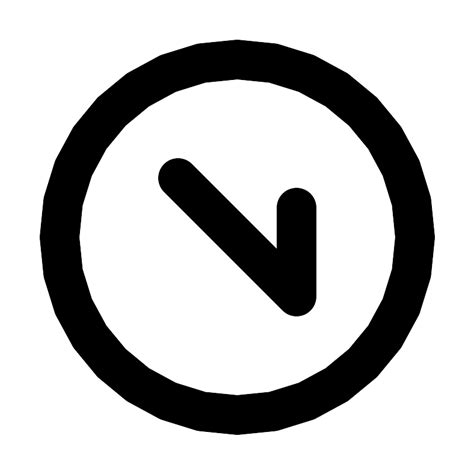 Arrow Circle Down Right Vector Svg Icon Svg Repo