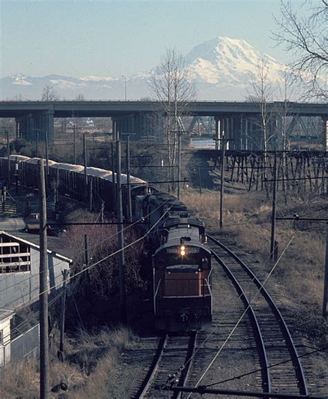 Milwaukee Road Train Entering Tide Flats Yard In Tacoma Wa Milwaukee