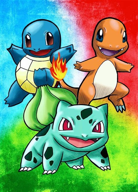 Bulbasaur Charmander Squirtle Evolution