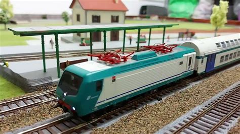 Vitrains 1087 Set Trenitalia E464 3 Carrozze A 2 Piani Casaralta YouTube