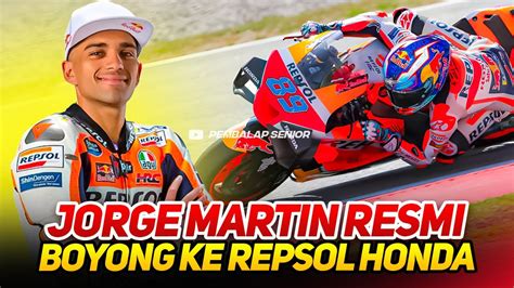 Kejutan Barubos Honda Resmi Boyong Jorge Martin Ke Repsol Honda