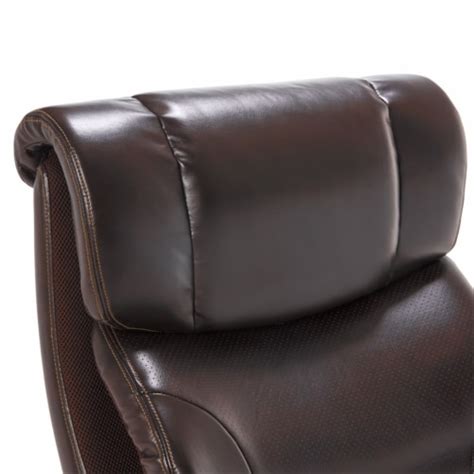 La Z Boy Big And Tall Trafford Executive Office Chair With Air Lumbar Brown 1 Kroger