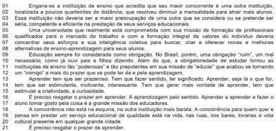 Quest O Leia O Texto Abaixo Para Responder A Quest O Em Busca De