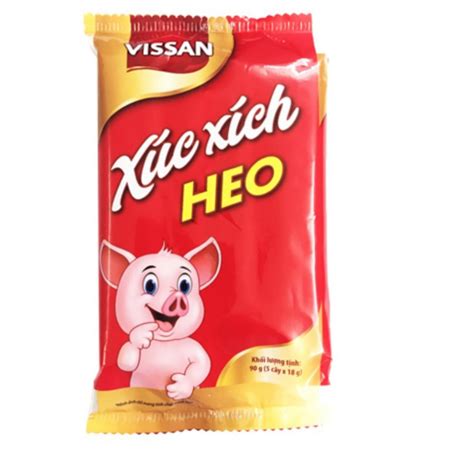 Xúc Xích Heo Vissan 90g ( 5 cây x18g) | Shopee Việt Nam