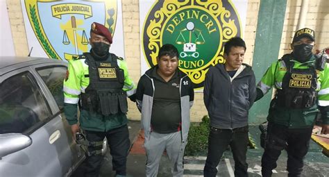 Puno Detienen A Dos Sujetos Portando Arma De Fuego EDICION CORREO