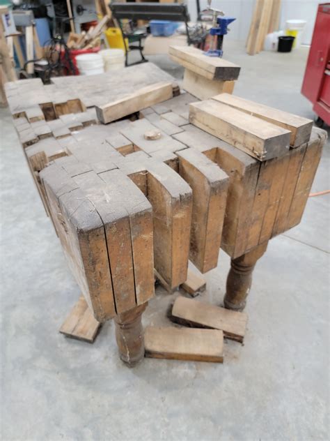 Butcher Block... Restore or not. : r/woodworking
