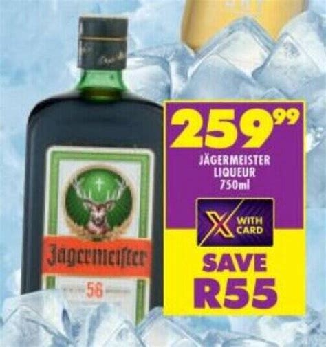 J Germeister Liqueur Ml Offer At Shoprite Liquor