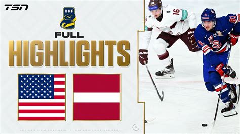 Usa Vs Latvia Full Highlights World Junior Championship