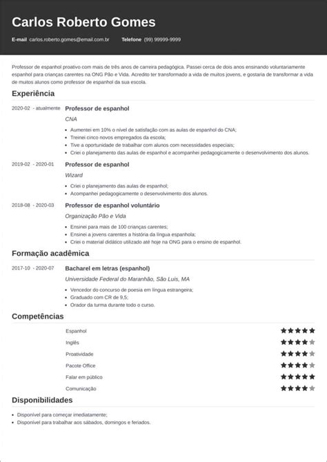 O Que Colocar No Perfil Profissional Do Curriculo