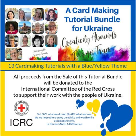 Ukraine Fundraising Tutorial Bundle The Songbird Stamper