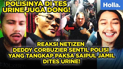 Reaksi Netizen Deddy Corbuzier Sentil Polisi Yang Tangkap Paksa Saipul