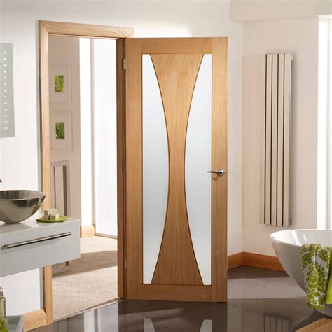 Verona Oak Door - Obscure Glass