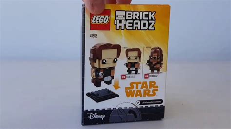 Montage Timelapse Lego Brick Headz Star Wars Han Solo Youtube