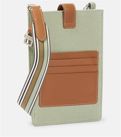 Loro Piana The Suitcase Stripe Canvas Crossbody Bag Loro Piana