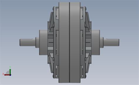 Zkb型双出轴、止口支撑、风扇冷却磁粉离合器[zkb 6an] Solidworks 2018 模型图纸下载 懒石网