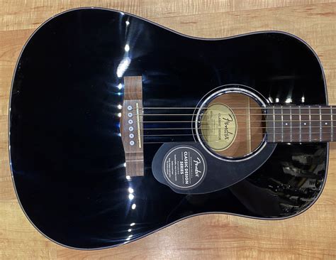 Fender CD-60 Dreadnought Acoustic Electric Guitar V3 w/ Case Black ...