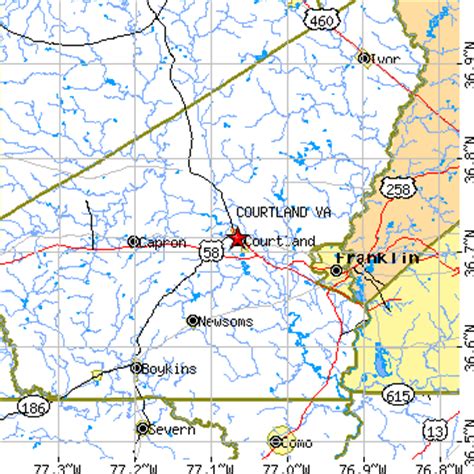 Courtland, Virginia (VA) ~ population data, races, housing & economy