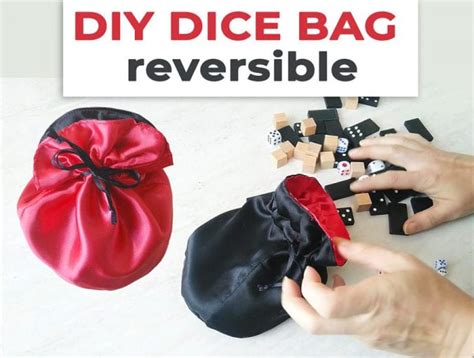 Free DIY Dice Bag Pattern And Video Tutorial (It's Reversible!) ⋆ Hello Sewing