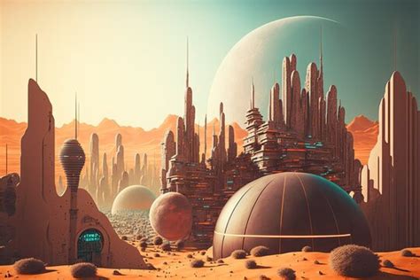 City Of Future In Mars