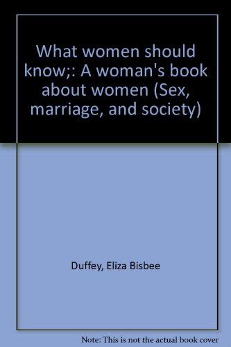 『what Women Should Know A Womans Book About Women』｜感想・レビュー 読書メーター