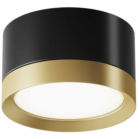 Maytoni Maytoni Hoop Surface Mounted Downlight Black Gold Cm Gx